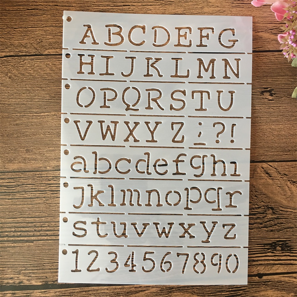 Photography Font - A5 21Cm Bảng Chữ Cái Chữ