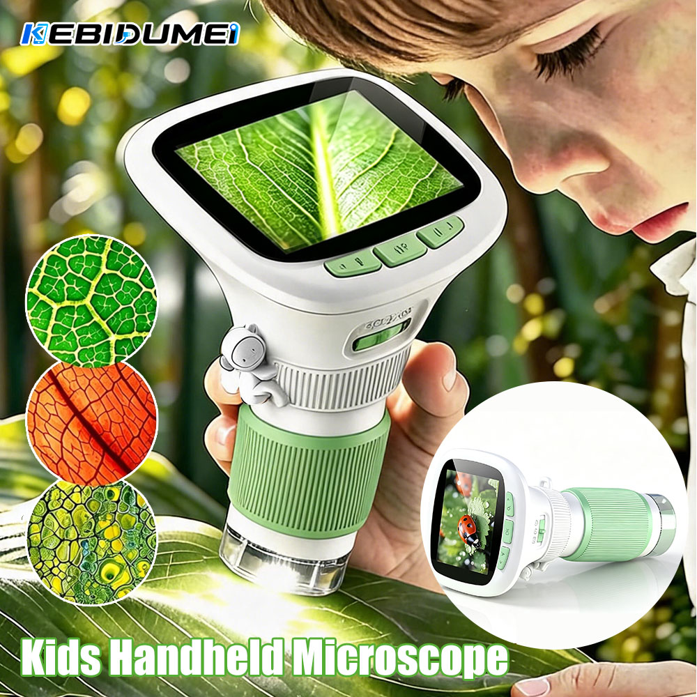 Photography Grid - KEBIDUMEI Children's Handheld Microscope with Rotating