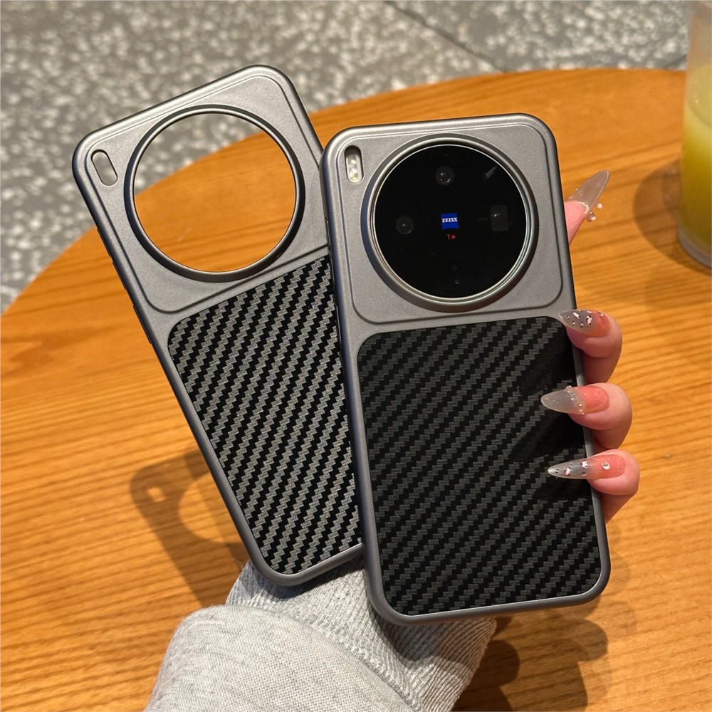 Photography Kit Vivo X200 Pro - Luxury Business Carbon Fiber Pattern Hard