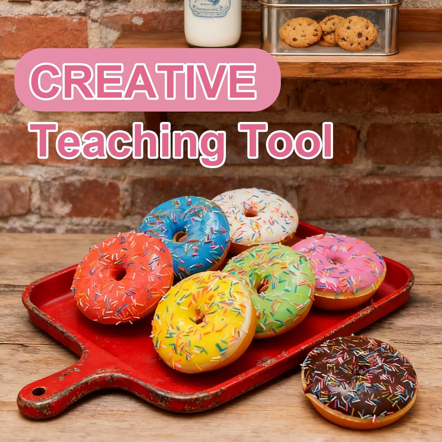Photography Simulator - 7pcs Fake Donuts Artificial Soft PU