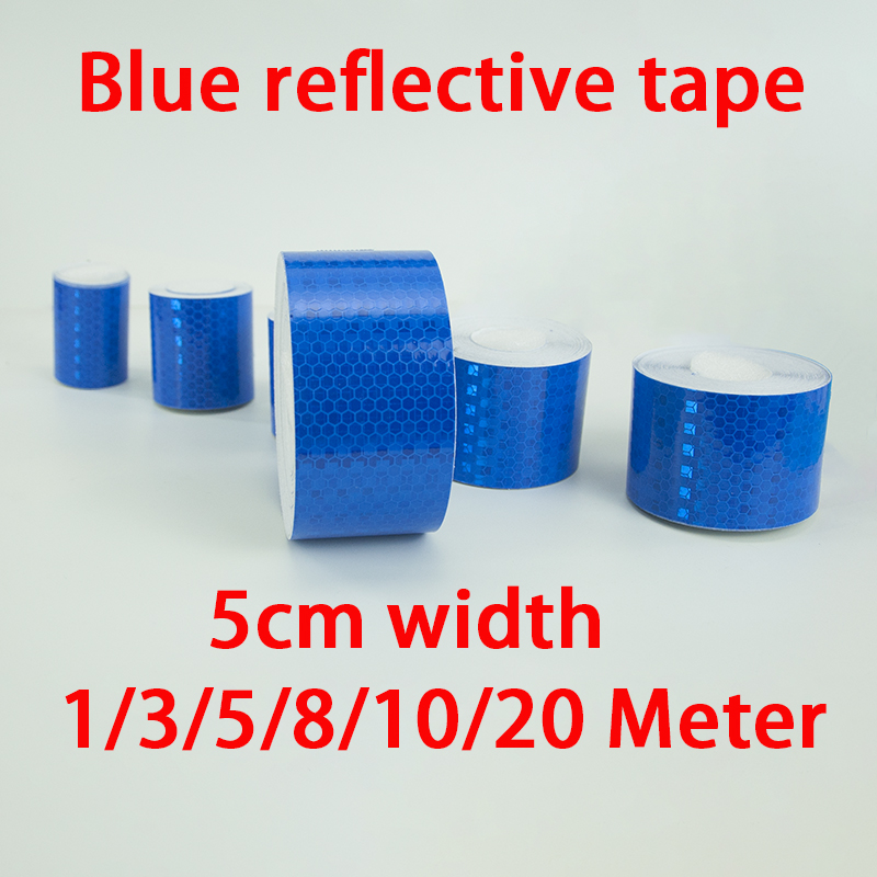 1pcs 5cm 1/3/5/8/10/20m Blue R - đánh giá và giá Reflector 5 In 1