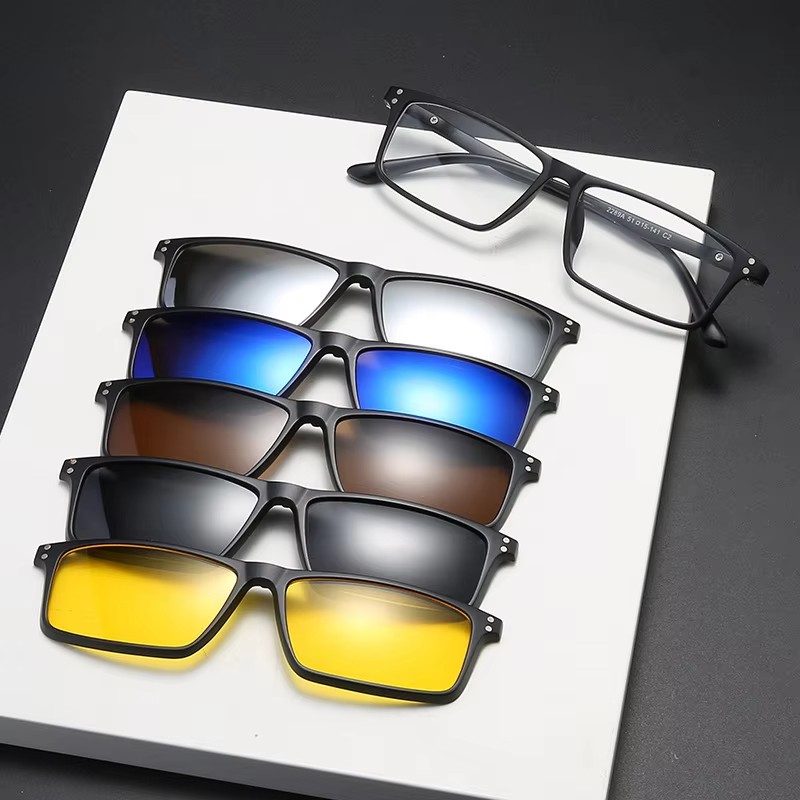 Myopia Magnetic Sunglasses Men - đánh giá và giá Reflector 5 In 1