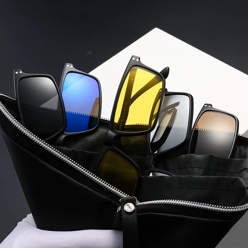 Myopia Magnetic Sunglasses Men - đánh giá và giá Reflector 5 In 1