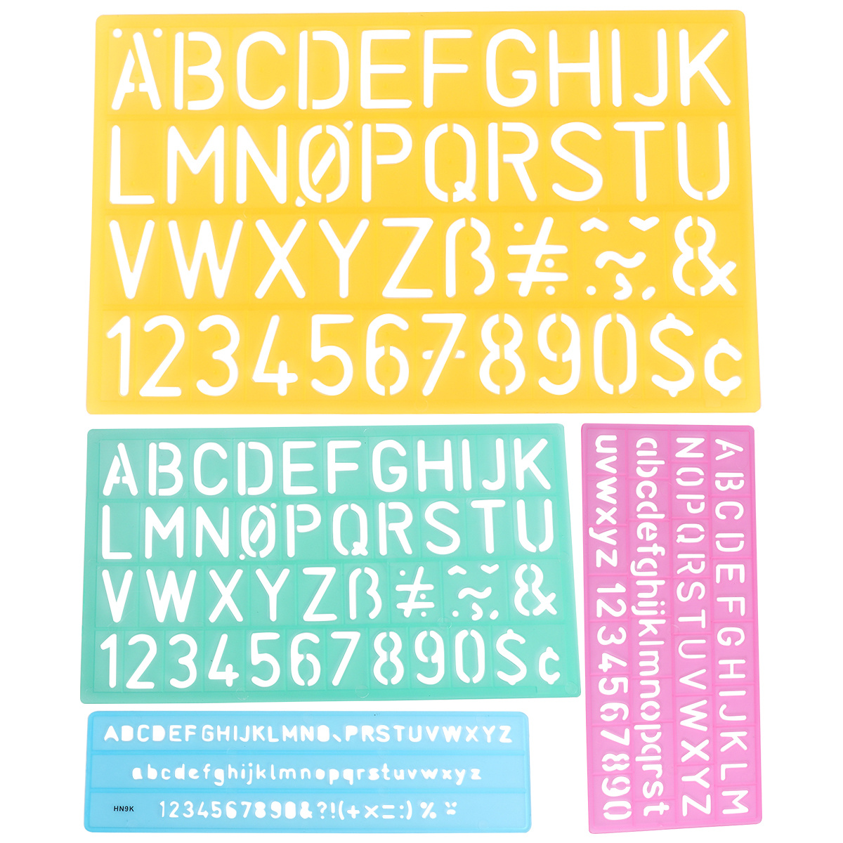 4PCS Alphabet Stencils Set Let - đánh giá và giá Photography Font