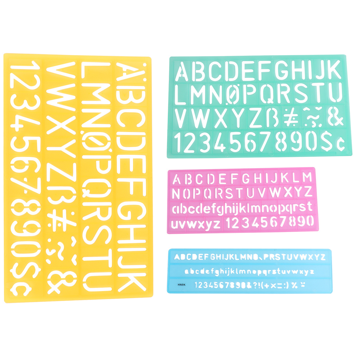 4PCS Alphabet Stencils Set Let - đánh giá và giá Photography Font