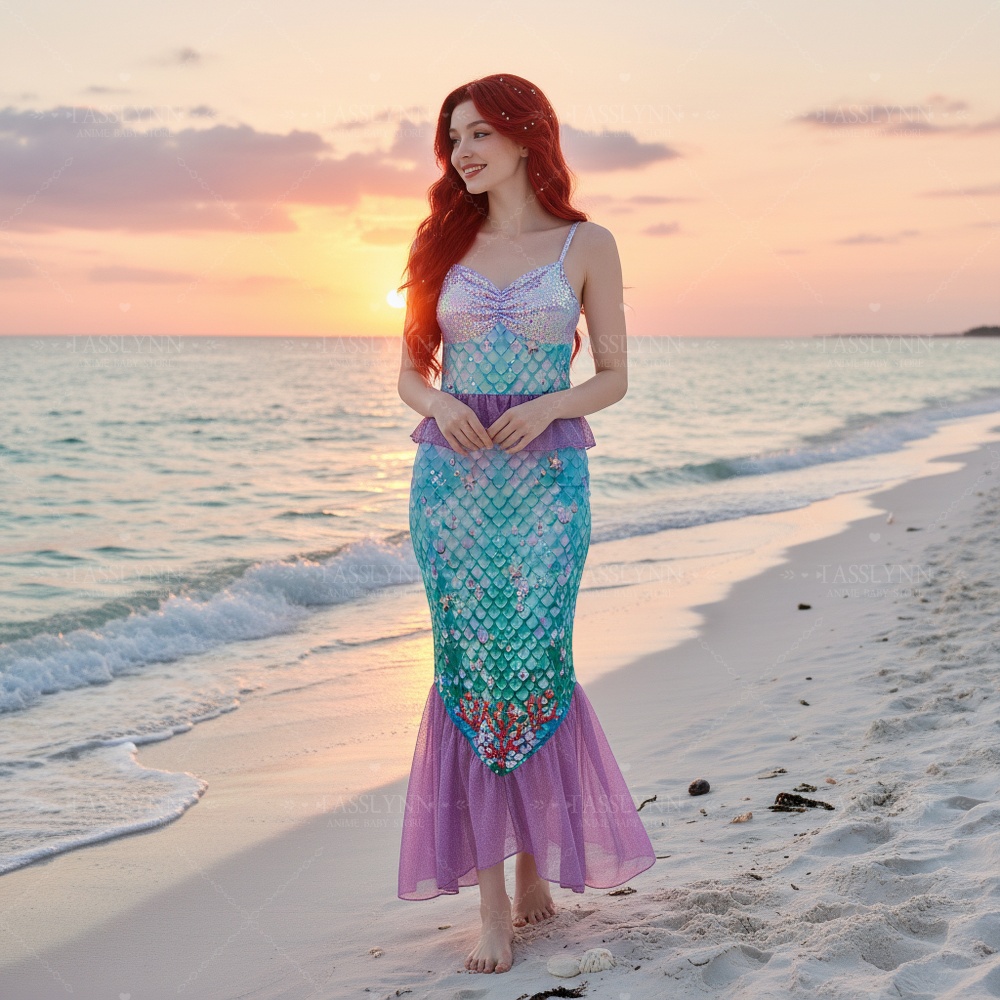Little Mermaid Ariel Cosplay L - đánh giá và giá Photography Outfit