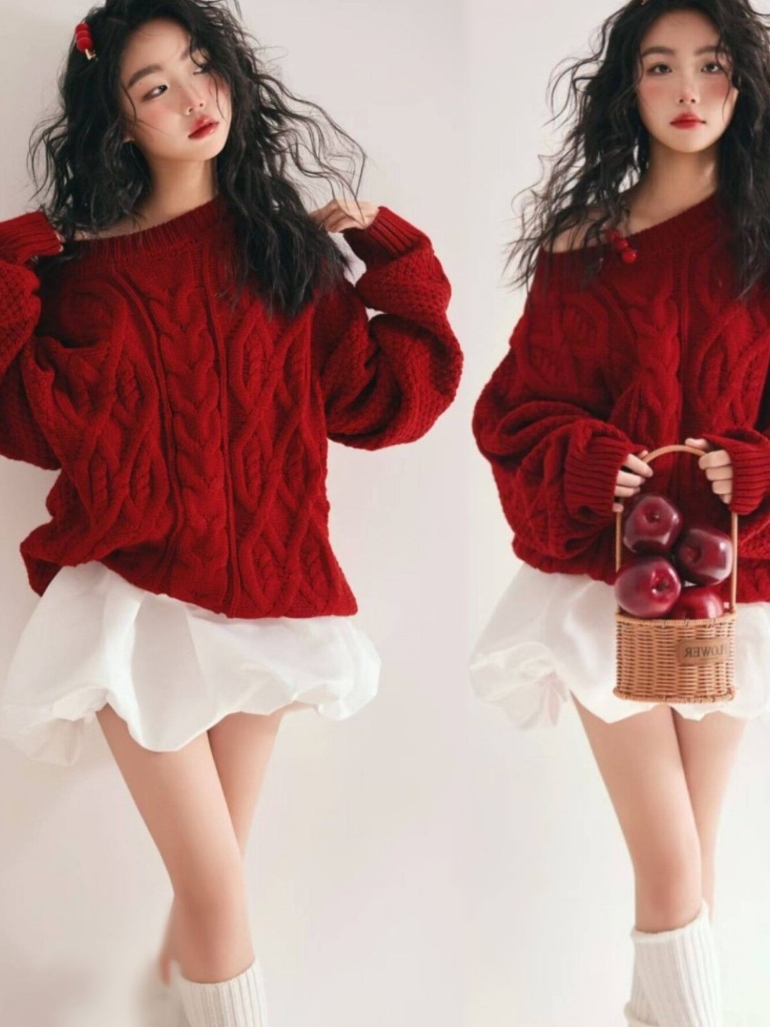 Red Sweater Girl Studio Art Ph - đánh giá và giá Photography Young