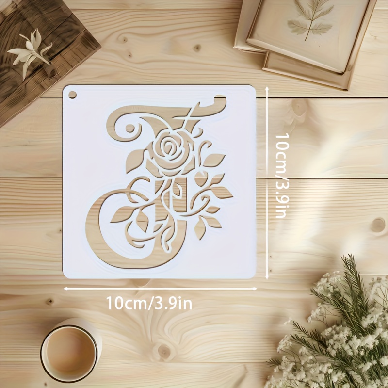 36PCS 3.9inch Floral Alphabet  - đánh giá và giá Photography Font