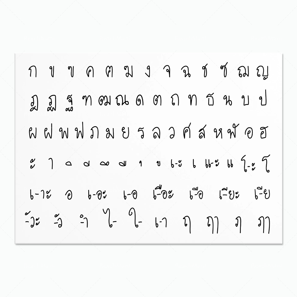Chữ Cái Thái Poster, Thái Phụ  - đánh giá và giá Photography Font