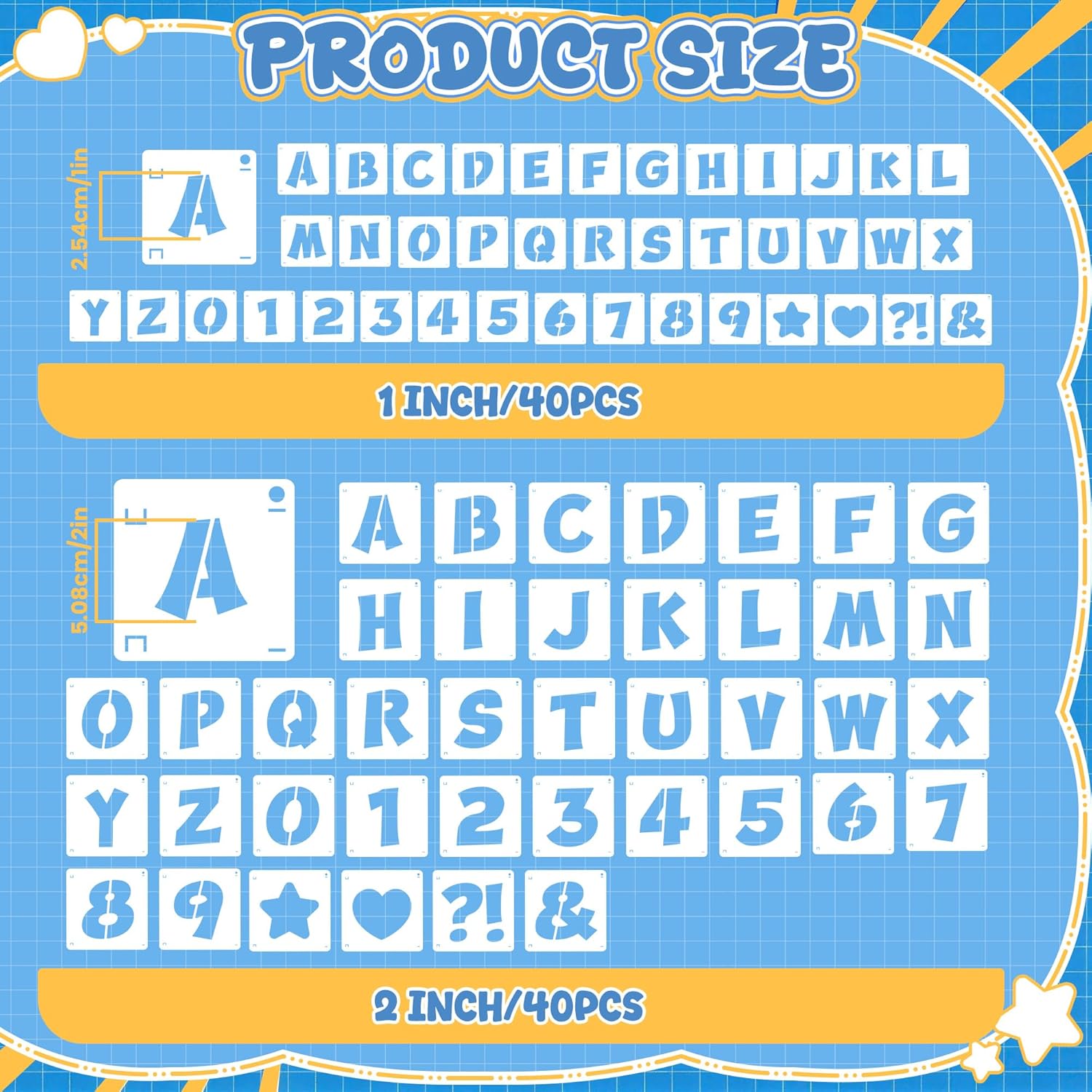 80Pcs Reusable Alphabet Number - đánh giá và giá Photography Font