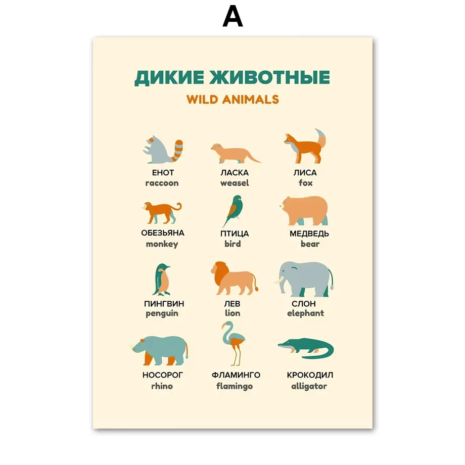 1pc Russian Educational Art Po - đánh giá và giá Photography Font