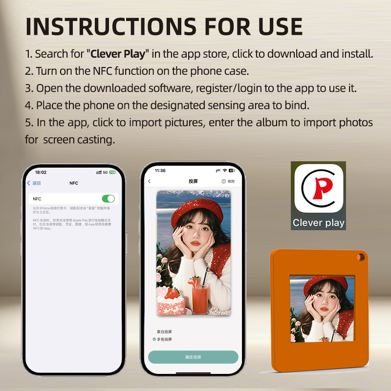 NFC E-Ink Smart Keychain Custo - đánh giá và giá Photography Grid