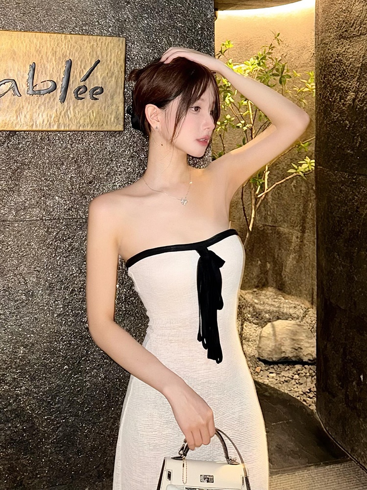 Sexy Neckline Long Dress Strap - đánh giá và giá Photography Young