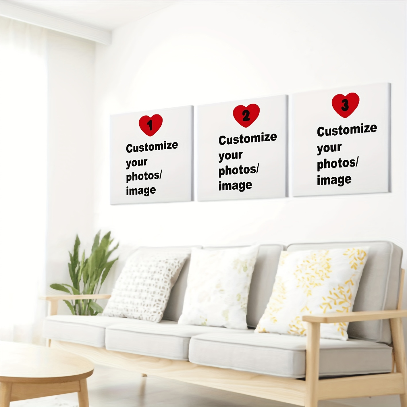 3pcs/set Custom Square Canvas  - đánh giá và giá Photography Gallery