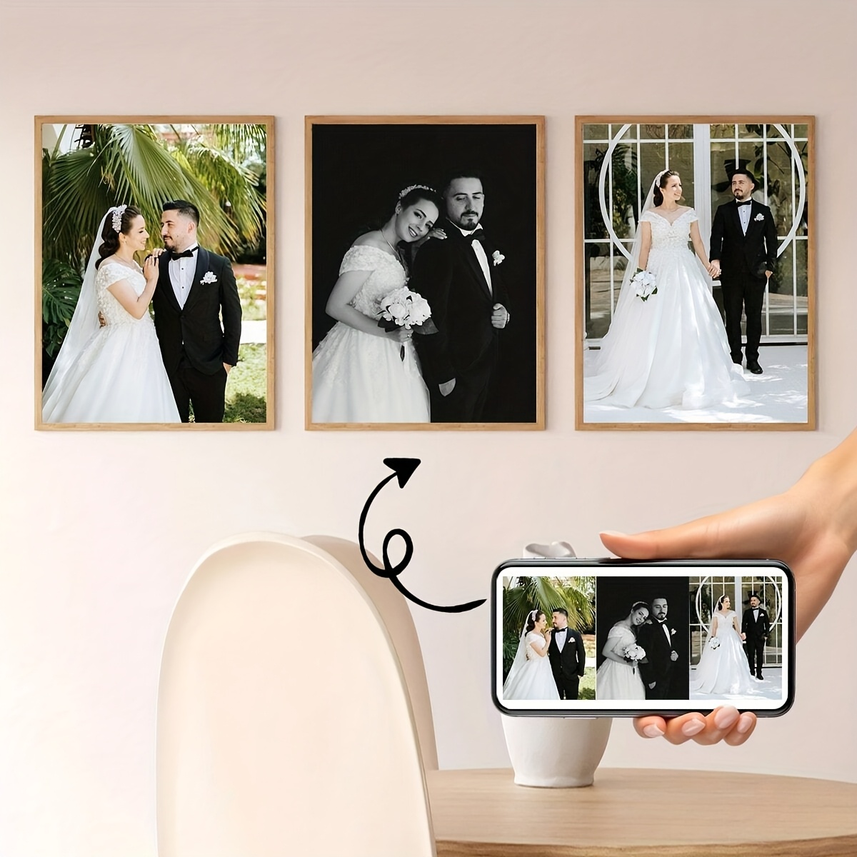 3pcs/set Custom Square Canvas  - đánh giá và giá Photography Gallery
