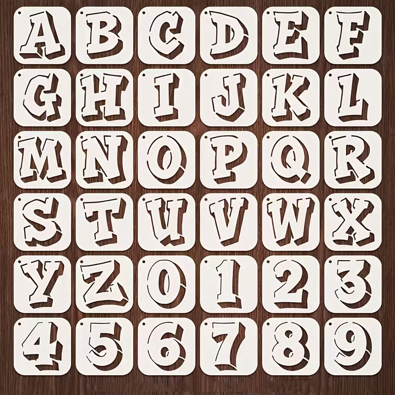 36PCS 2.95 inch Letter and Num - đánh giá và giá Photography Font