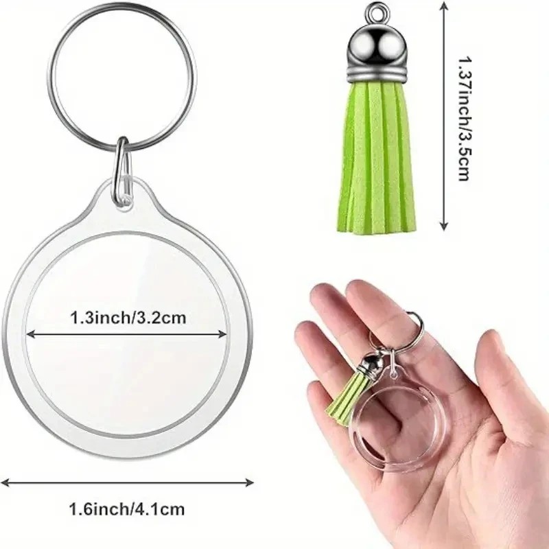 100Pcs Round Blank Acrylic DIY - đánh giá và giá Photography Hacks